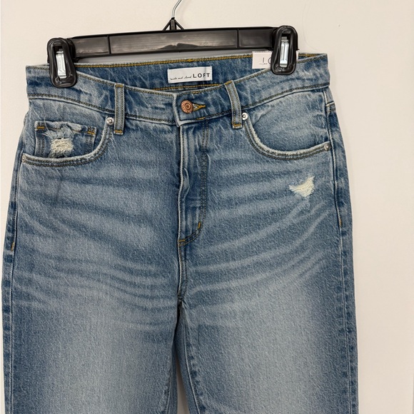 Loft High Rise Straight Jeans - Picture 2 of 6